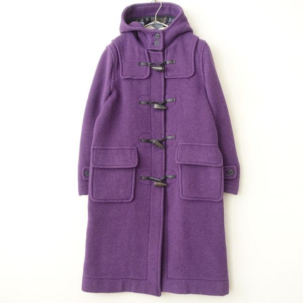 美品 ロンドントラディション ダッフルコート チェック柄 ロング