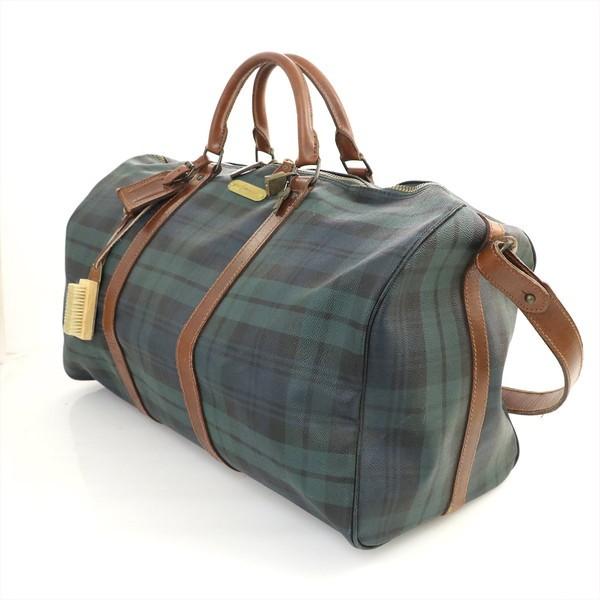 ポロラルフローレン POLO RALPH LAUREN グリーンチェック×ブラウン PCV