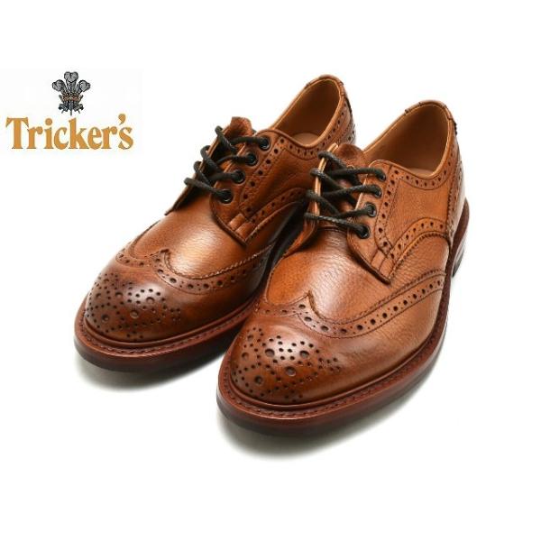 Tricker's（トリッカーズ） バートン ウィングチップ カントリーブーツ