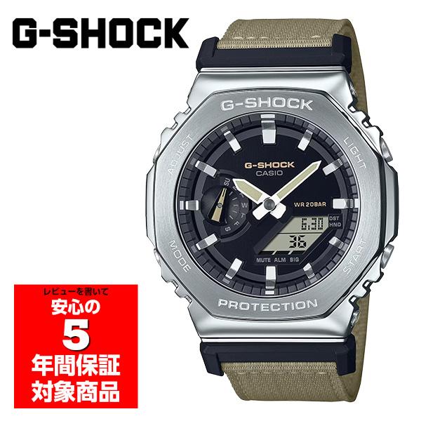G-SHOCK GM-2100C-5A 腕時計 メンズ アナログ デジタル カーキ クロス