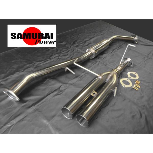 S15 シルビア SR20DE NA用 デュアル出しマフラー SAMURAI POWER