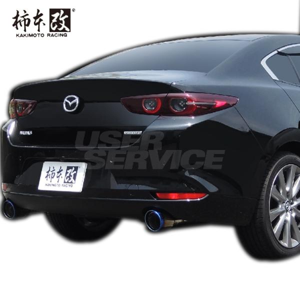柿本 改 MAZDA 3 セダン 5BA-BPFP マフラー チタンフェイステール