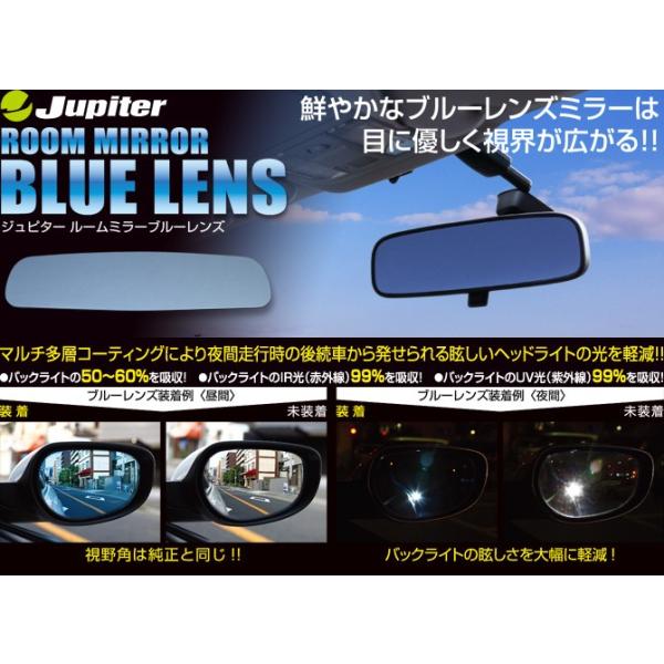 Jupiter ルームミラー(ブルーレンズ)トヨタ86 ZN6 G&RCグレード/BRZ