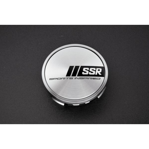 SSR シルバーフラットキャップ Bタイプ(PCD108〜130用） パーツ244SI