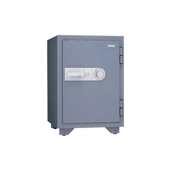 日本アイ・エス・ケイ 金庫 ダイヤル式 耐火金庫 内容量：50L 重量