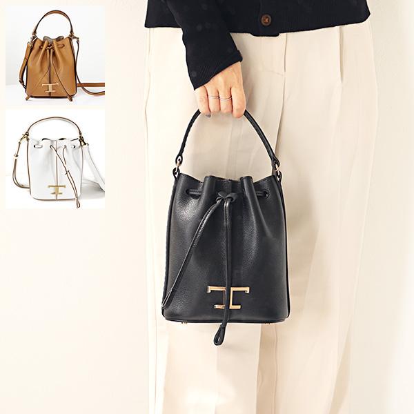 TOD'S（トッズ） TODS T TIMELESS Bucket Bag Tタイムレス バケット