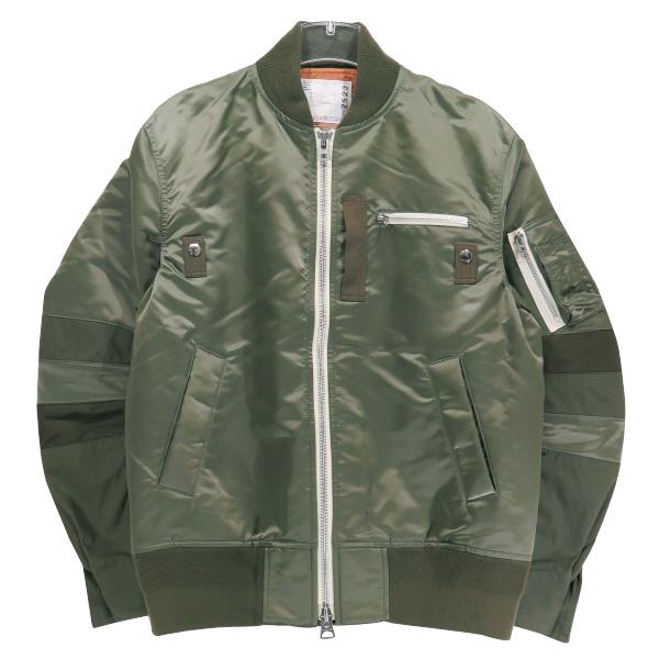 sacai MEN'S sacai サカイ 21SS NYLON TWILL MA-1 BLOUSON 21-02523M