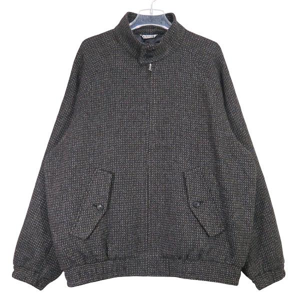 AURALEE（オーラリー） ALPACA WOOL SILK TWEED ZIP BLOUSON A25AB03LS