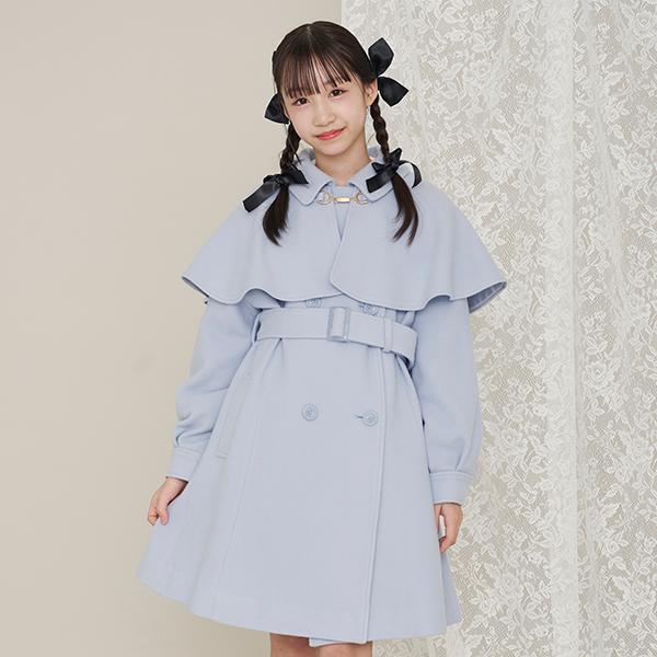 mezzo piano Junior（メゾピアノ ジュニア） ケープつきマルチカラー