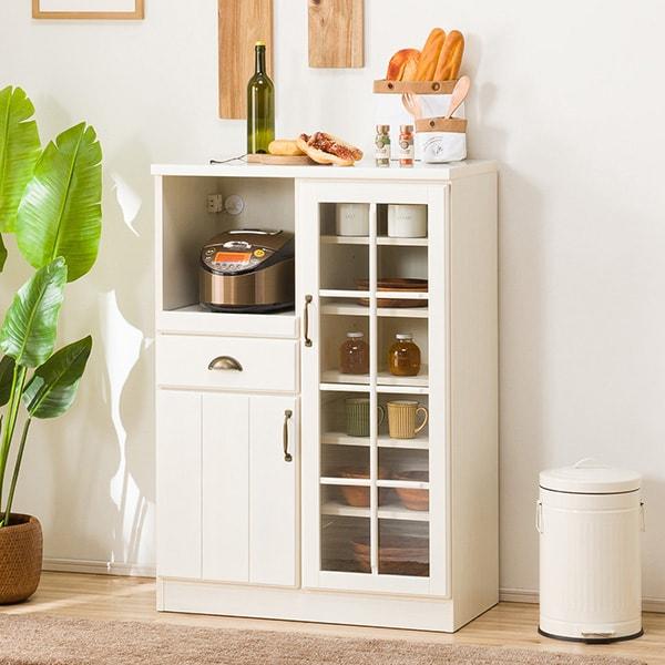 ニトリ（NITORI） レンジボード(ミランダ2 80 WW) キッチンボード