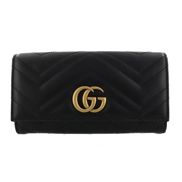 GUCCI（グッチ） 長財布 レディース ブラック 443436 DTD1T 1000