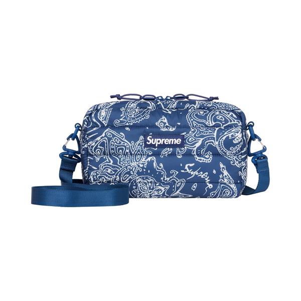 Supreme（シュプリーム） 22FW Supreme Puffer Side Bag Blue Paisley