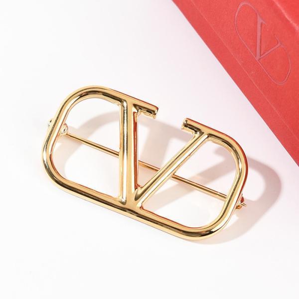 VALENTINO（ヴァレンティノ） ブローチ アクセサリー Vロゴ