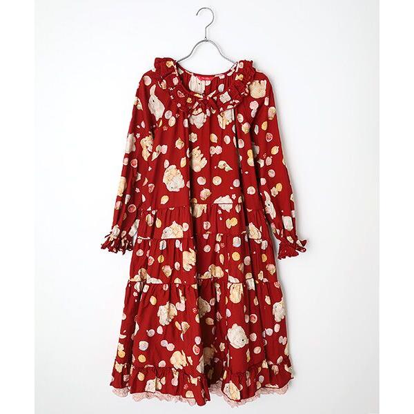 PINK HOUSE（ピンクハウス） 幸見うさぎプリントミディワンピース