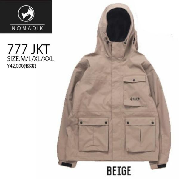 23-24☆NOMADIK【ノマディック】ウェア 777 SNOW WEAR JKT カラー