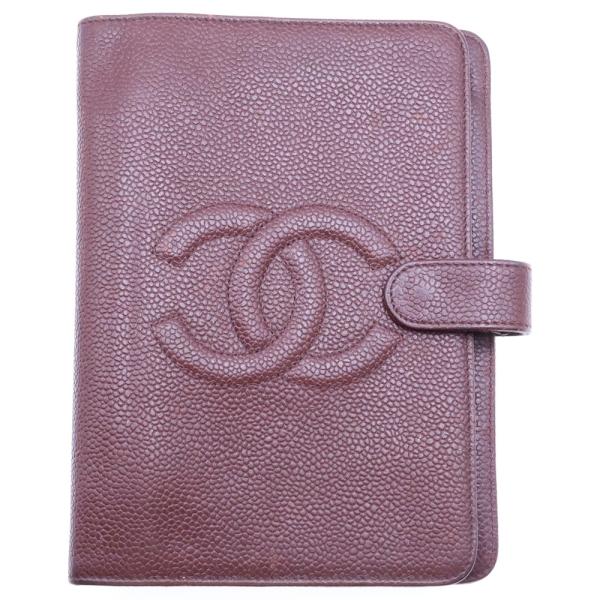CHANEL（シャネル） アジェンダ 手帳カバー 6穴式 キャビアスキン