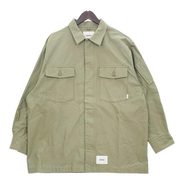 WTAPS（ダブルタップス） FLYERS LS COTTON SATIN ミリタリー シャツ