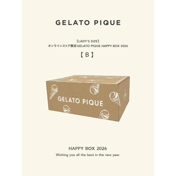 ルームウェア・パジャマ LADY'S SIZE GELATO PIQUE HAPPY BOX 2026 gelato pique（ジェラートピケ） 1月1日発売 予約 2026年福袋 GELATO