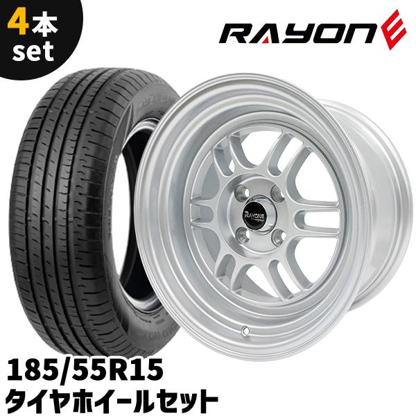 タイヤホイール 4本セット Rayone Racing 562 15インチ 8J +15 4H