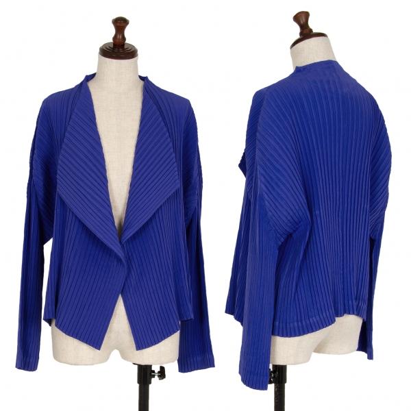 ISSEY MIYAKE（イッセイミヤケ） プリーツ1Bジャケット 青2