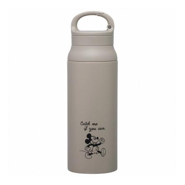 ディズニー disney ミッキー シンプルロゴ 水筒 600ml カラビナ