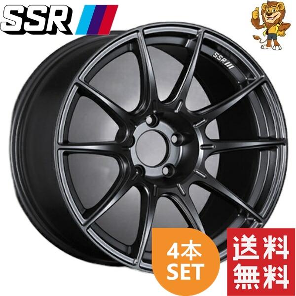 SSR ホイール4本セット SSR GTX01 (FBK) 18インチ 8.5J PCD：100/5H