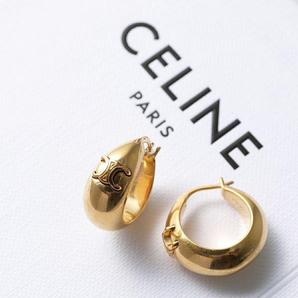 CELINE（セリーヌ） フープピアス LARGE HOOPS 460HX6BRA.35OR