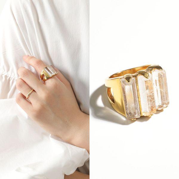GOOSSENS PARIS（グーセンスパリ） リング Stones Three Rows Ring