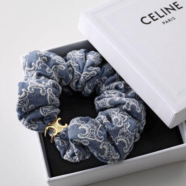 CELINE（セリーヌ） シュシュ Monogram Scrunchy 461LF2BCP.07GD
