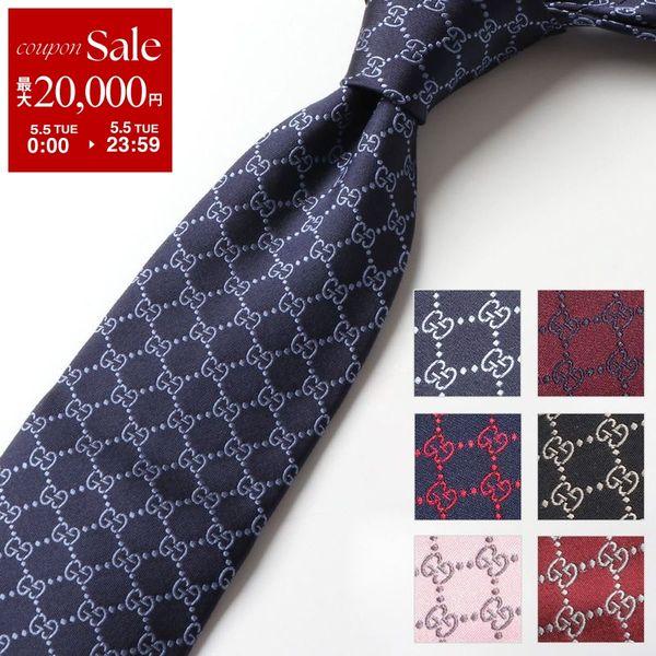 GUCCI（グッチ） ネクタイ FENDIN 456524 4B002 メンズ シルク