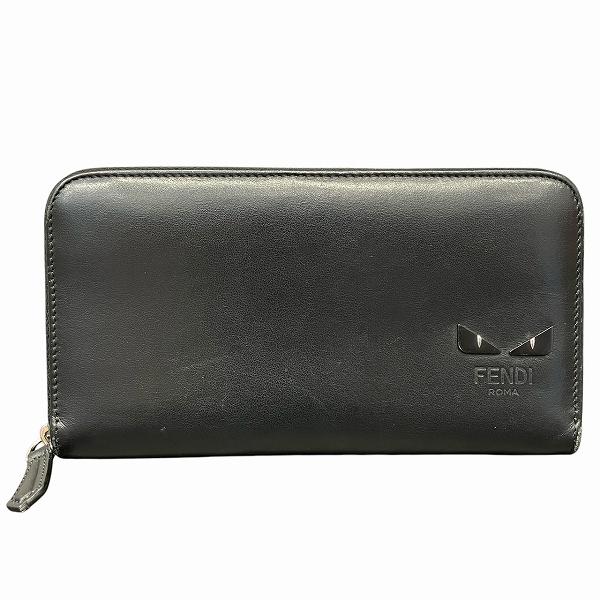FENDI（フェンディ） モンスター 7M0210 ラウンドジップ 長財布 メンズ