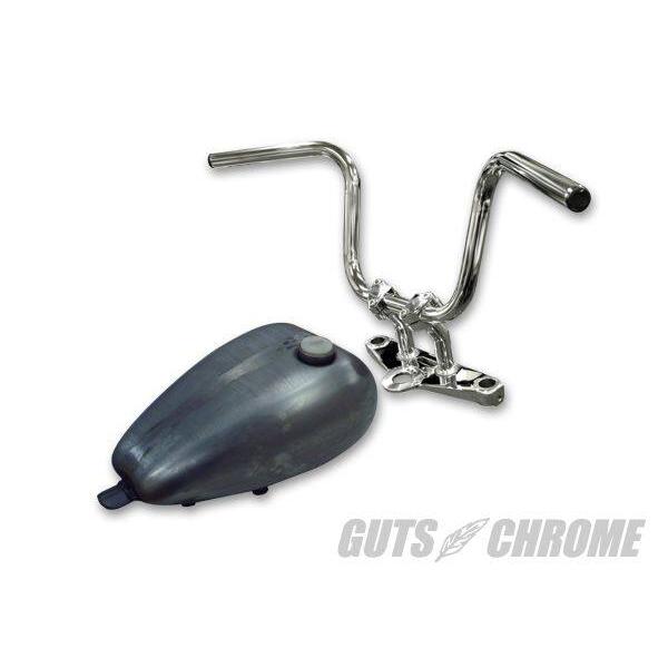 GUTS CHROME（ガッツ クローム） ミニエイプハンドル 仕様：ヘコミ無し
