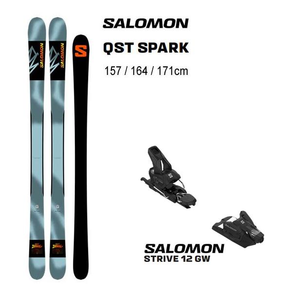 SALOMON（サロモン） スキー板 QST SPARK (25-26 2026) + 26 STRIVE 12