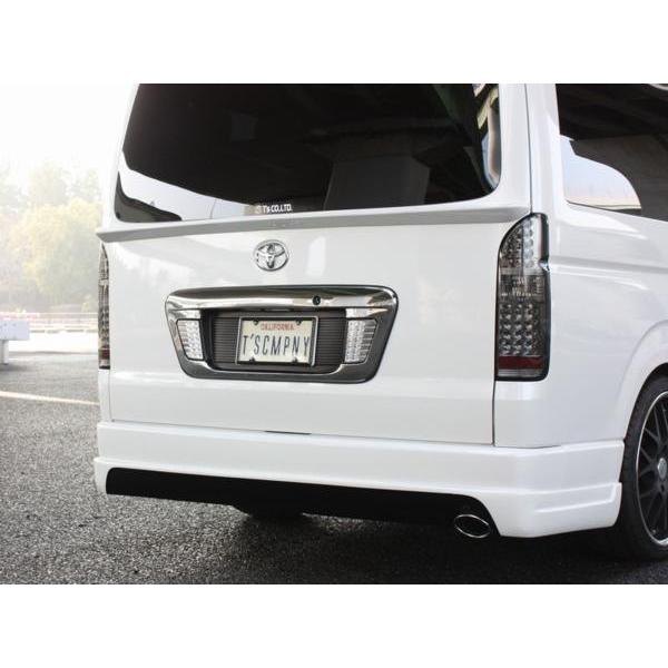 ハイエース 200系 TPDエアロ リアゲートウイング 未塗装 ワイド（S-GL