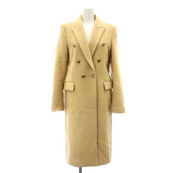 ZARA（ザラ） ZARA MANTECO 金ボタンダブルコート アウター ロング XS