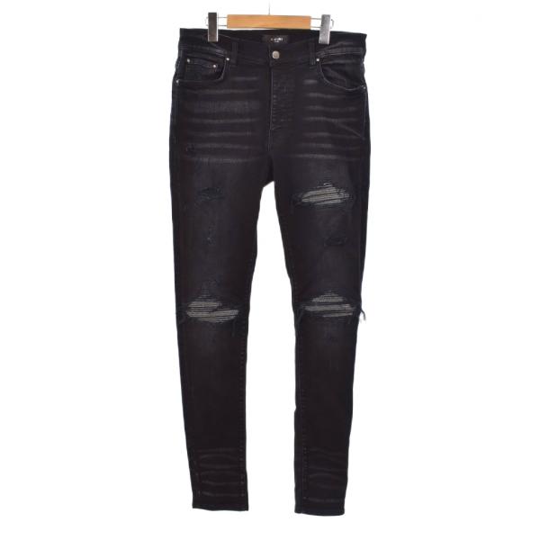 アミリ AMIRI MX1 クリスタル ダメージ加工 ストレッチスキニー デニム