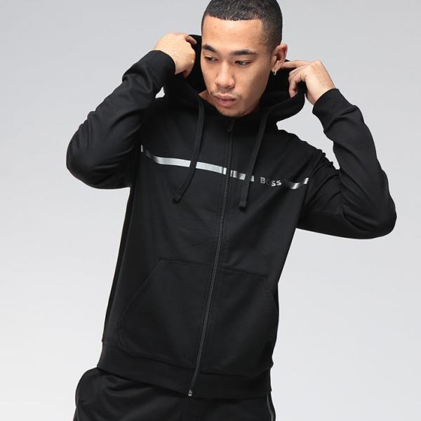 HUGO BOSS（ヒューゴ・ボス） パーカー メンズ スウェット ロゴ ライン