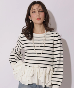 フラワーエンブロイダリーフレアスカート | スカート | Apuweiser