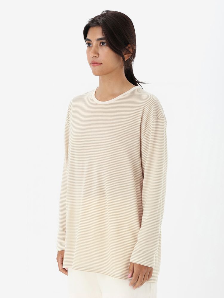 公式】150 メリノ ストライプ ロングスリーブ ティー（ユニセックス