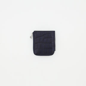 藍染クロコダイルレザー 本革ミニ財布 ｜CRISTY VERY COMPACT WLT .5