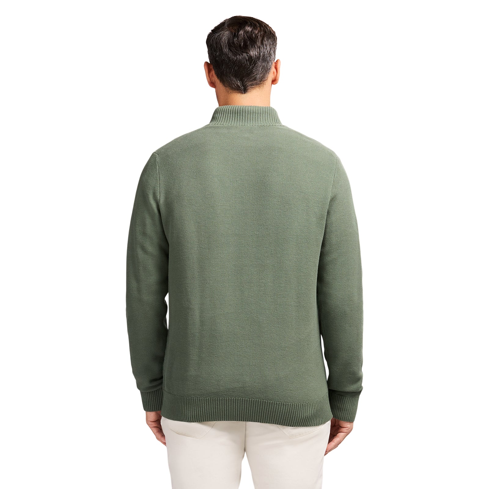 Honeycomb Quarter Zip Sweater - Laurel Wreath – IZOD
