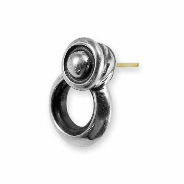 ロンワンズ カーブドスタッドw/リングイヤリング | ジュエリー