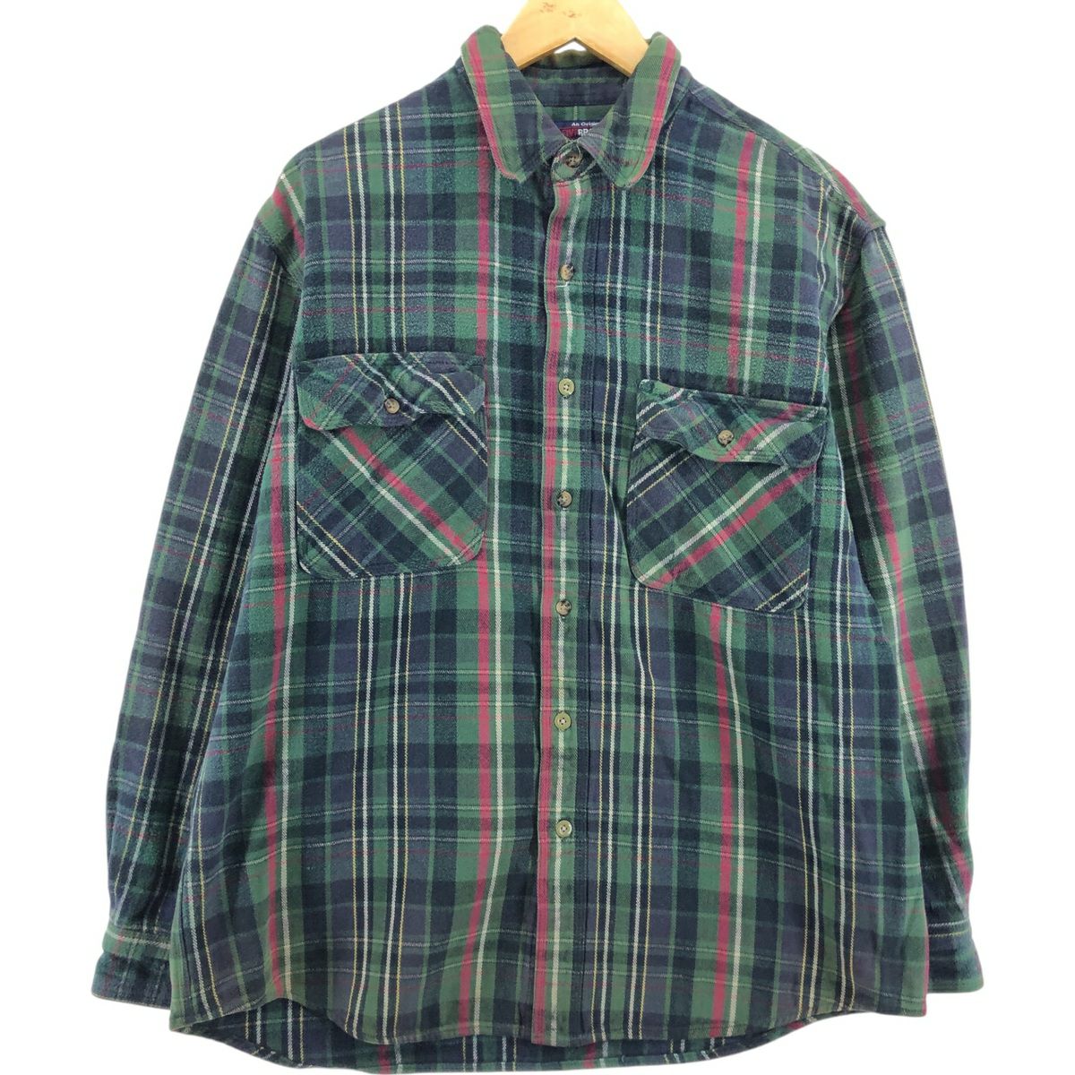 古着 90年代 ファイブブラザー Five Brother 長袖 ヘビーネルシャツ