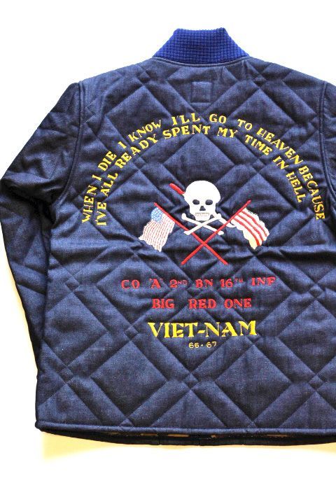 JELADO」 ジェラード キルティングジャケット デニム 刺繍 ベトジャン