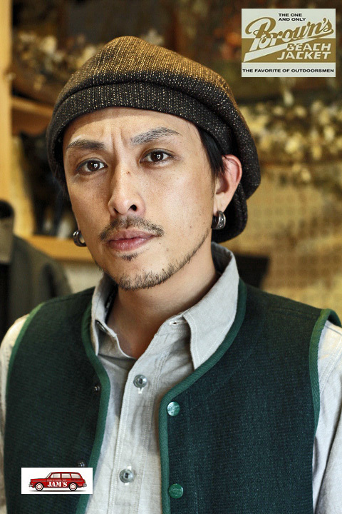 Browns BEACH」× 「THE H.W DOG&CO」 CASQUET HUNTING CAP ブラウンズ