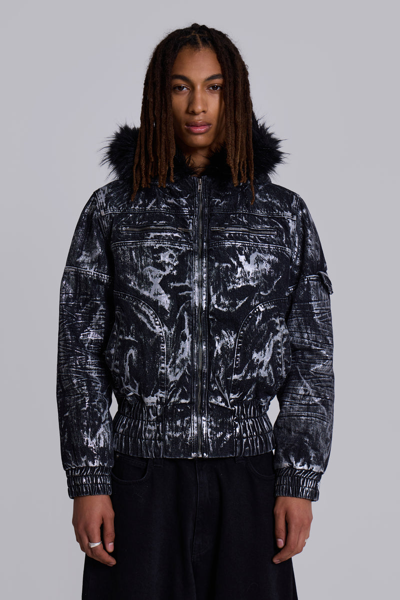 Gunmetal Marshal Jacket | Jaded London | Clothing