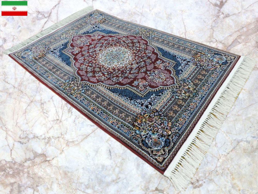 ウィルトン織り ペルシャ絨毯：玄関マットサイズ 150cm × 100cm – JAHAN