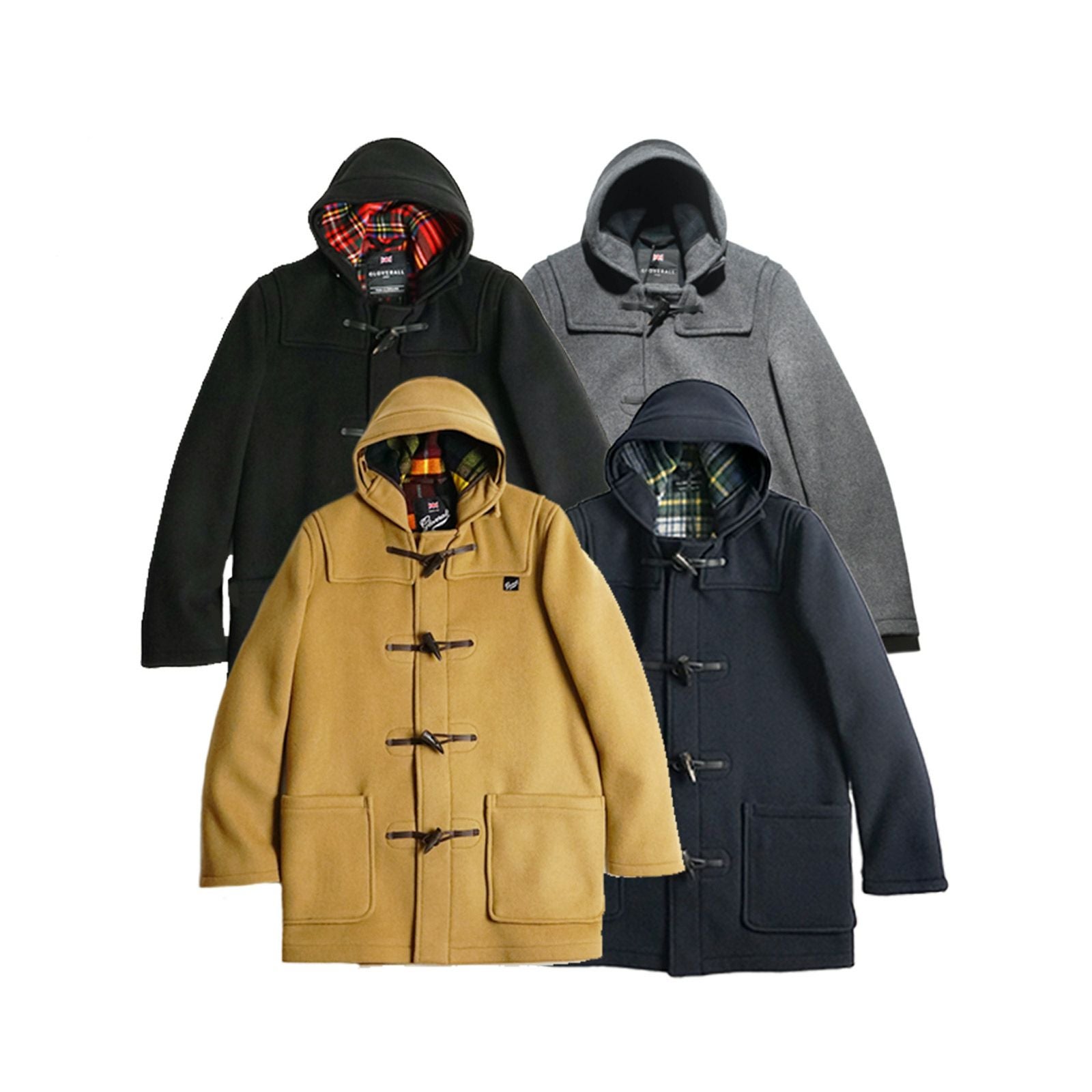 グローバーオール GLOVERALL MC3251 ミッドレングス ダッフルコート