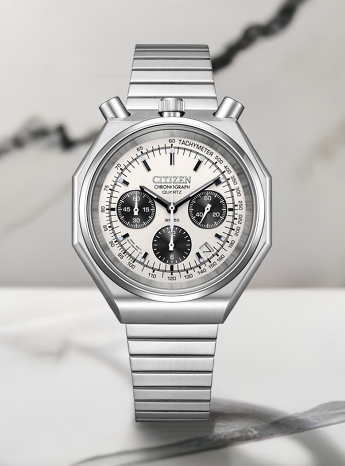 CITIZEN WATCH RECORD LABEL TSUNO CHRONO(BULL HEAD) QUARTZ LIMITED