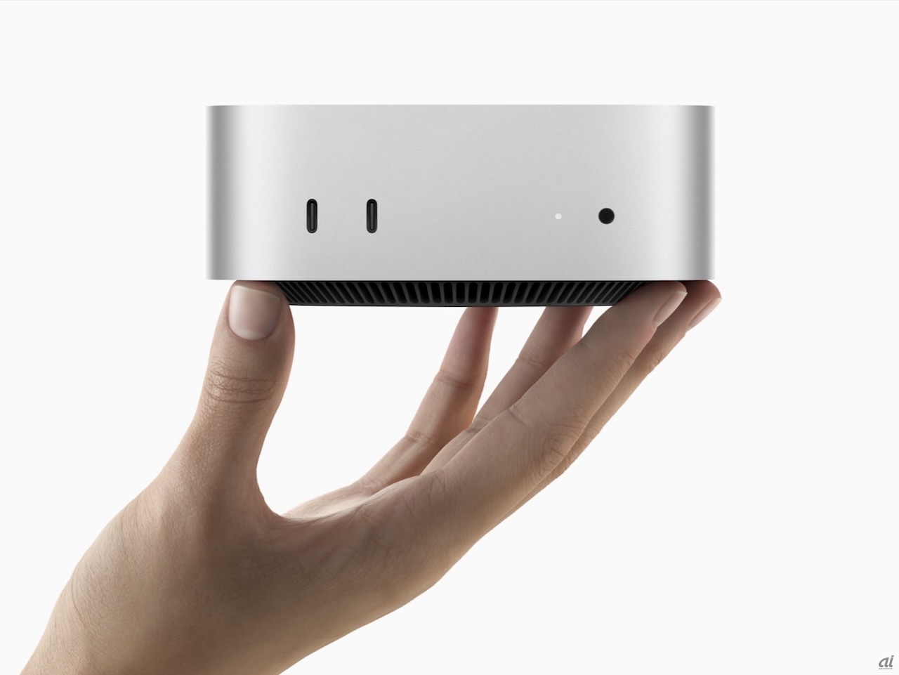 アップル、ぎゅっと小さくなった新「Mac mini」発表--M4と16GBメモリで